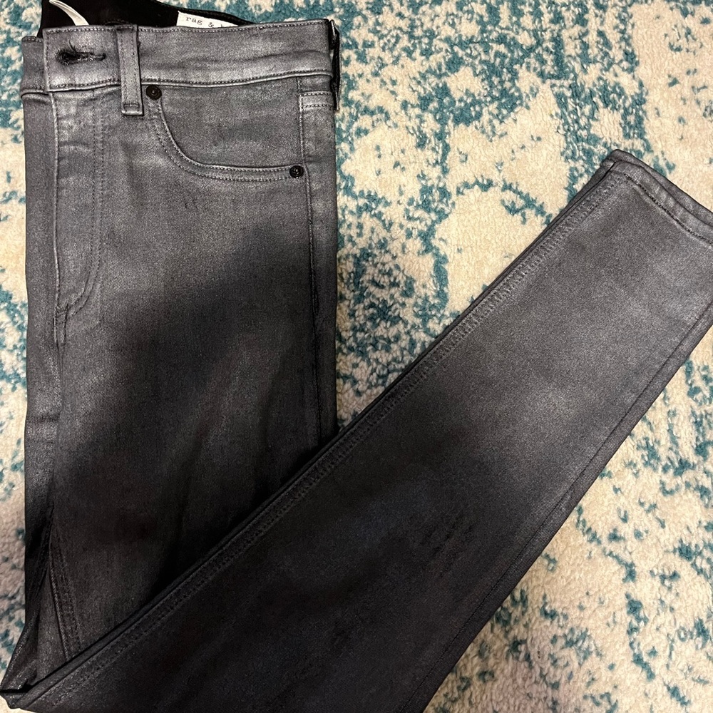 Rag and Bone Metallic Jeans